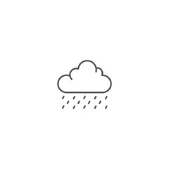 drizzel icon. vector illustration eps 10