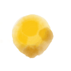 watercolor stains yellow. abstract stains orange