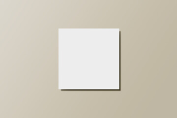 Square Flyer Blank Mockup