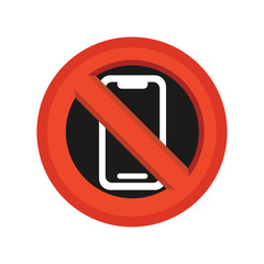 No Mobile Phones Vector Emoji Symbol Sign 