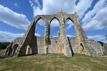 A ruined Abbey in the UK founded in 1200. 