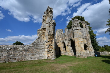 A ruined Abbey in the UK founded in 1200. 