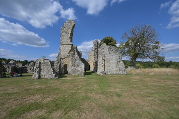 A ruined Abbey in the UK founded in 1200. 
