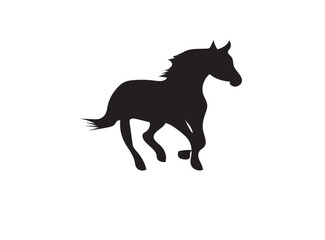 Fototapeta premium silhouette of a horse