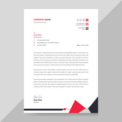 Creative professional Business letterhead design template
