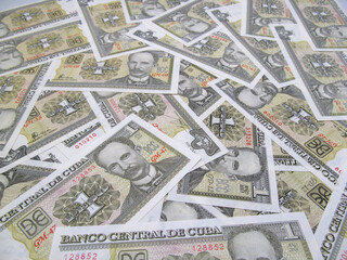 The currency of the world. Different countries and denominations. Paper money background