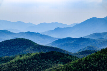 Fototapeta premium mountain landscape with clouds