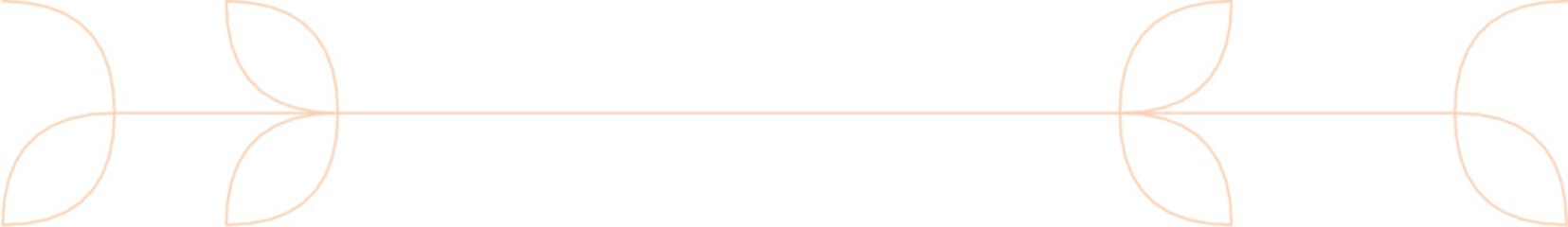 Floral Aesthetic Divider Line Art