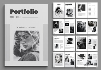 Black Portfolio Layout