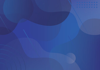 Fondo abstracto con figuras liquidas azules, elegante fondo azul