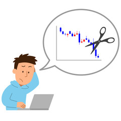 株の損切りについて悩む2・男性1