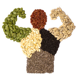 Healthy seeds bodybuilder idea