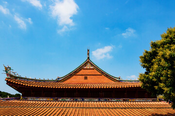 Fototapeta na wymiar Architecture in Southern Fujian, China.