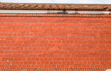 red brick wall background