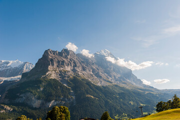 Grindelwald, Eiger, Eigernordwand, Alpen, Berner Oberland, Unterer Grindelwaldgletscher, Kleine...