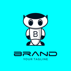 robot character for logo your robot