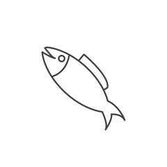 fish icons  symbol vector elements for infographic web