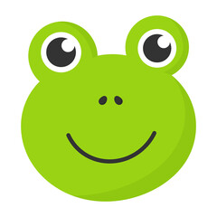 Frog face icon.