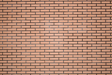 Brick wall as background, loft style decoration brick texture for interior with copy space.