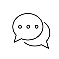 chat line icon