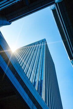 modern office buildings