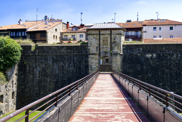 Hondarribia, Spain - Gate & Bridge of San Nicol&aacute;s