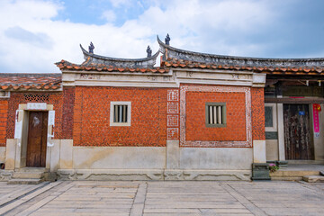 Ancient residential buildings in Xiamen, China.