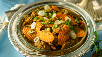 Vegetable roast with carrots