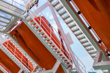 Ship's lifeboat.