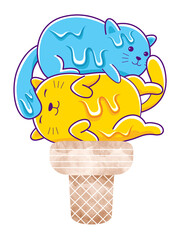 ice cream cone illustration