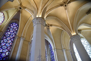 Voûtes de la cathédrale de Chartres. France
