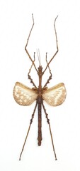 Dimorphodes prostasis (male)
Tessellated Spiny Flying Stick in White Background