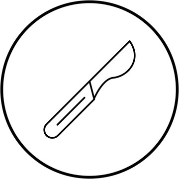 Scalpel Line Icon