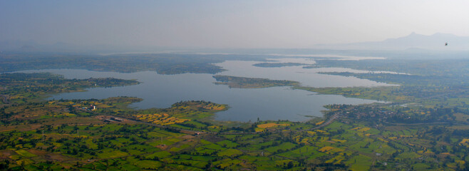 fog over the mountains