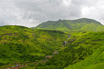 landscape with clouds