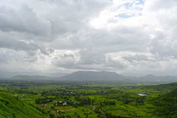 Fototapeta premium clouds over the mountains
