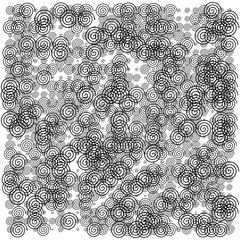 Spiral halftone random pattern background. Vector illustration.
