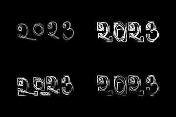 calendar 2023 vector design