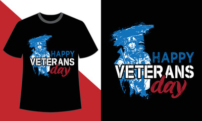 Happy Veterans Day T shirt Design