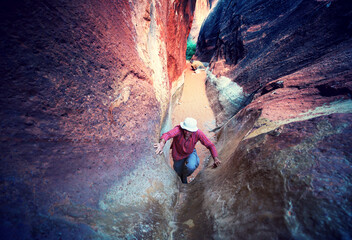 Slot canyon
