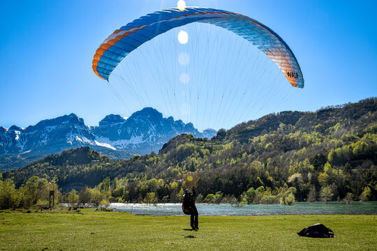 Vuelo en parapente en panticosa con DParapente