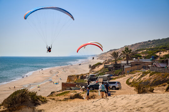 vuelo en parapente en Matalasca&ntilde;as con DParapente