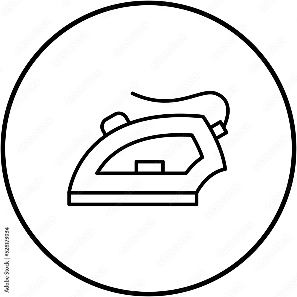 Poster Iron Line Icon