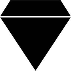 Diamond Isolated Vector icon which can easily modify or edit

