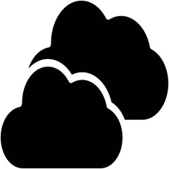 cloud computing Isolated Vector icon which can easily modify or edit


