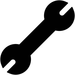 Wrench Isolated Vector icon which can easily modify or edit


