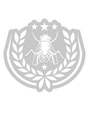 Lorbeerkranz Design Stubenfliege Sterne 