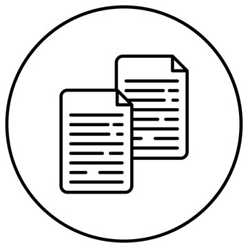 recommend clip art: Files Line Icon