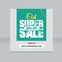Eid Sale Offer Banner Ad