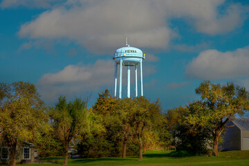 Vienna Water Tower US Highway 63 Vienna Missouri   Photo taken on November 2, 2021